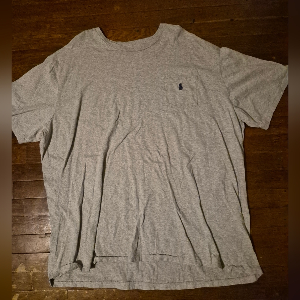 Polo by Ralph Lauren Mens Sz 3XLT Gray Short Sleeve T Shirt